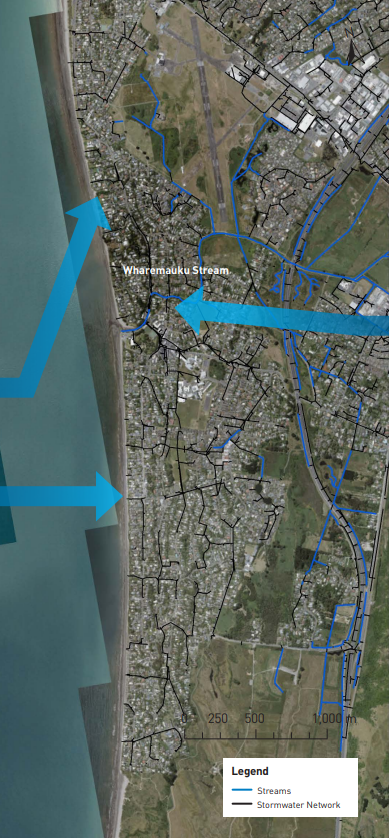 Raumati satellite map.