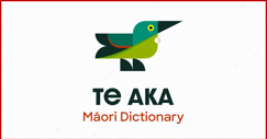 Te Aka Maori Dictionary