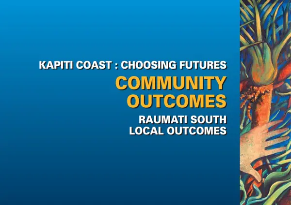Raumati South Local Outcomes 2007