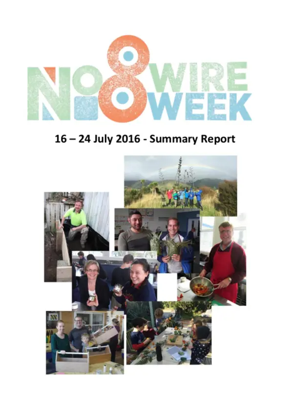 No.8 Wire Week 2016 Evaluation Report 2016