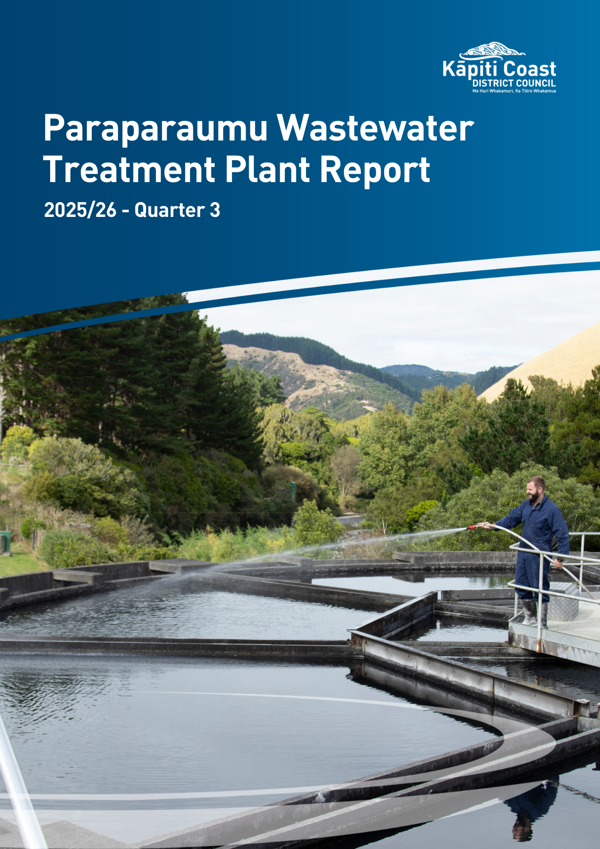 Paraparaumu Wastewater Treatment Plant Report 202526 Quarter 3