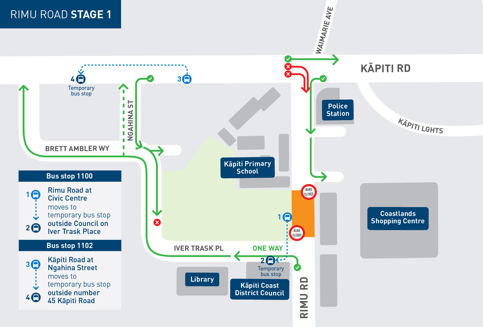 Rimu Road stormwater work stage 1