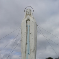 The completed Statue of Mary later. thumbnail