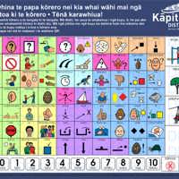 Communication Board At Mazengarb Reserve Maori thumbnail