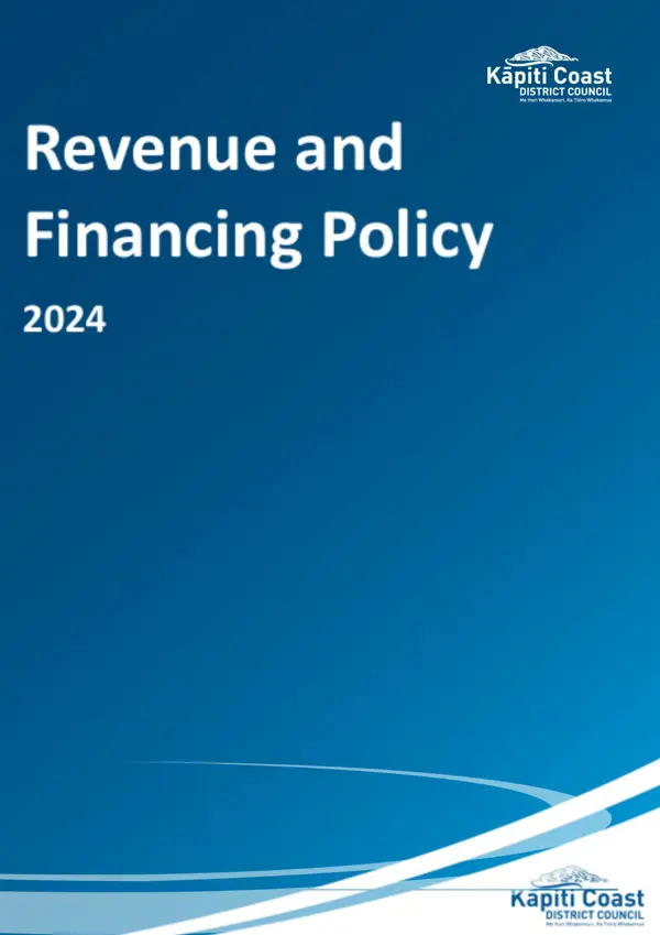 Revenue And Finacing Policy (1)