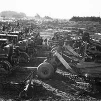 Equipment display, reconstruction of Paraparaumu Aerodrome 1939 thumbnail