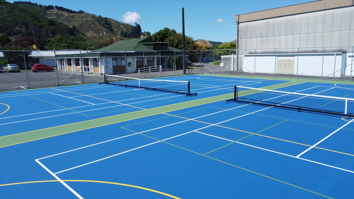 Astroturf tennis courts