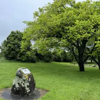 Looking south with the memorial in the foreground. thumbnail