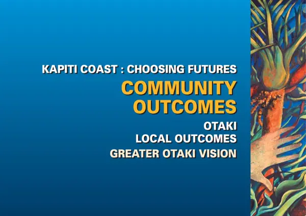 The Greater Ōtaki Vision Statement 2007