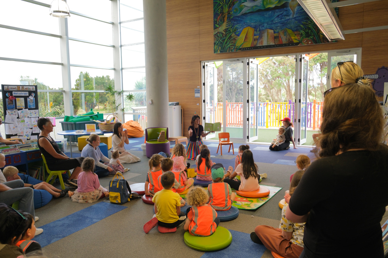 Paraparaumu Library Playground Opening Jan 26 04
