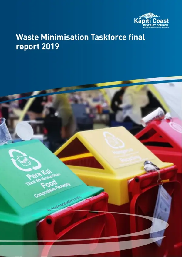 Waste Minimisation Taskforce Final Report 2019