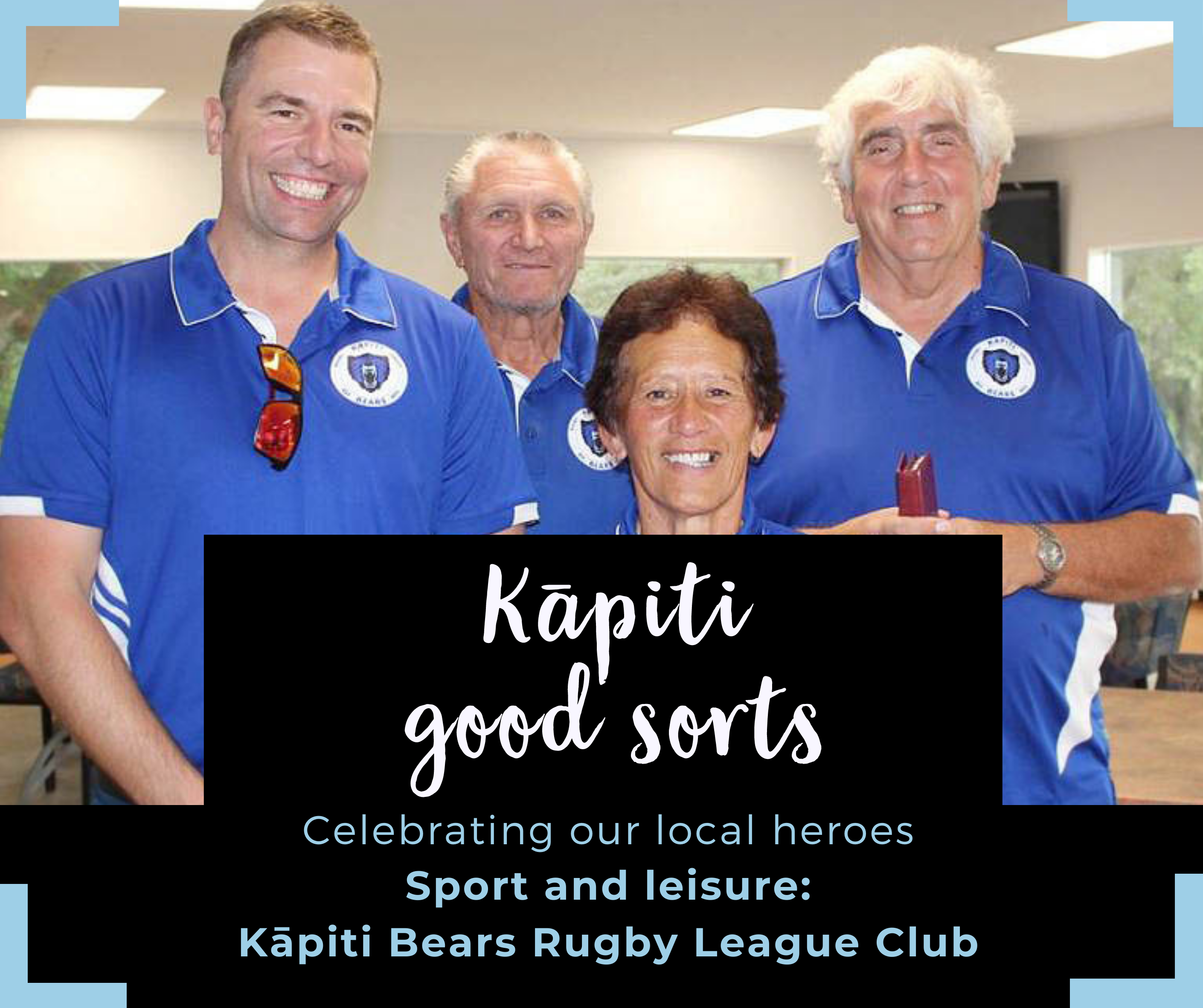 Photo of good sorts from the Kāpiti Bears Rugby League Club