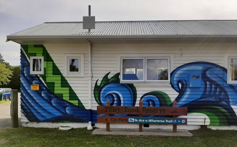 Te Raranga Whare South Facing Panel Awa And Poutama