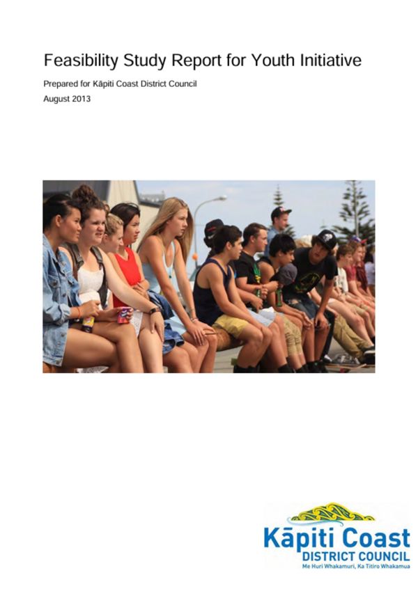 Feasibility Study Report For Youth Initiative 2013