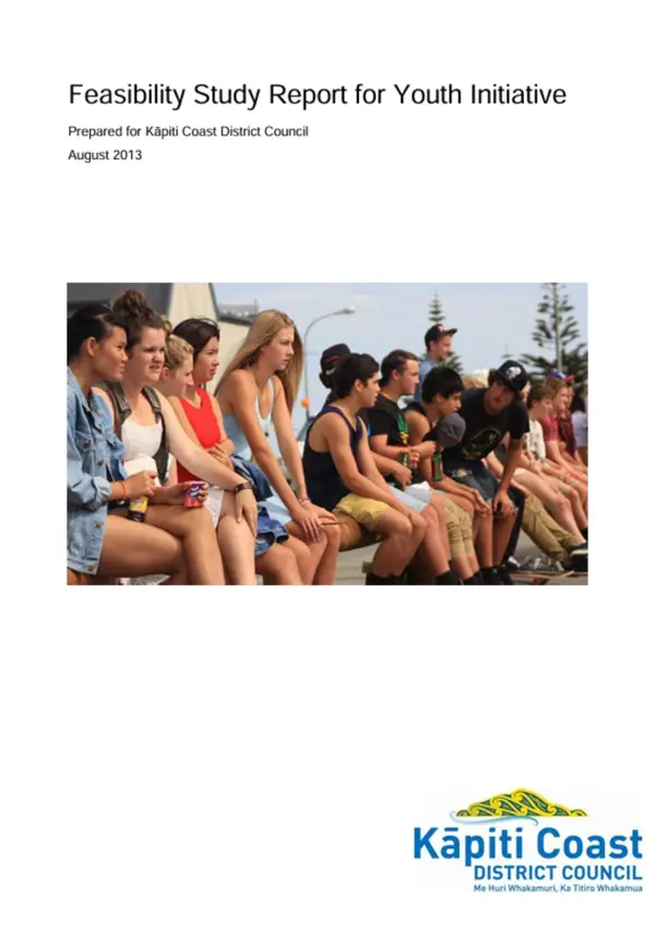 Feasibility Study Report For Youth Initiative 2013