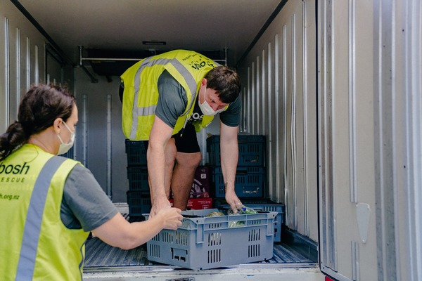 The Kaibosh Food team on delivering food from a truck