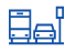 Bus and car icon